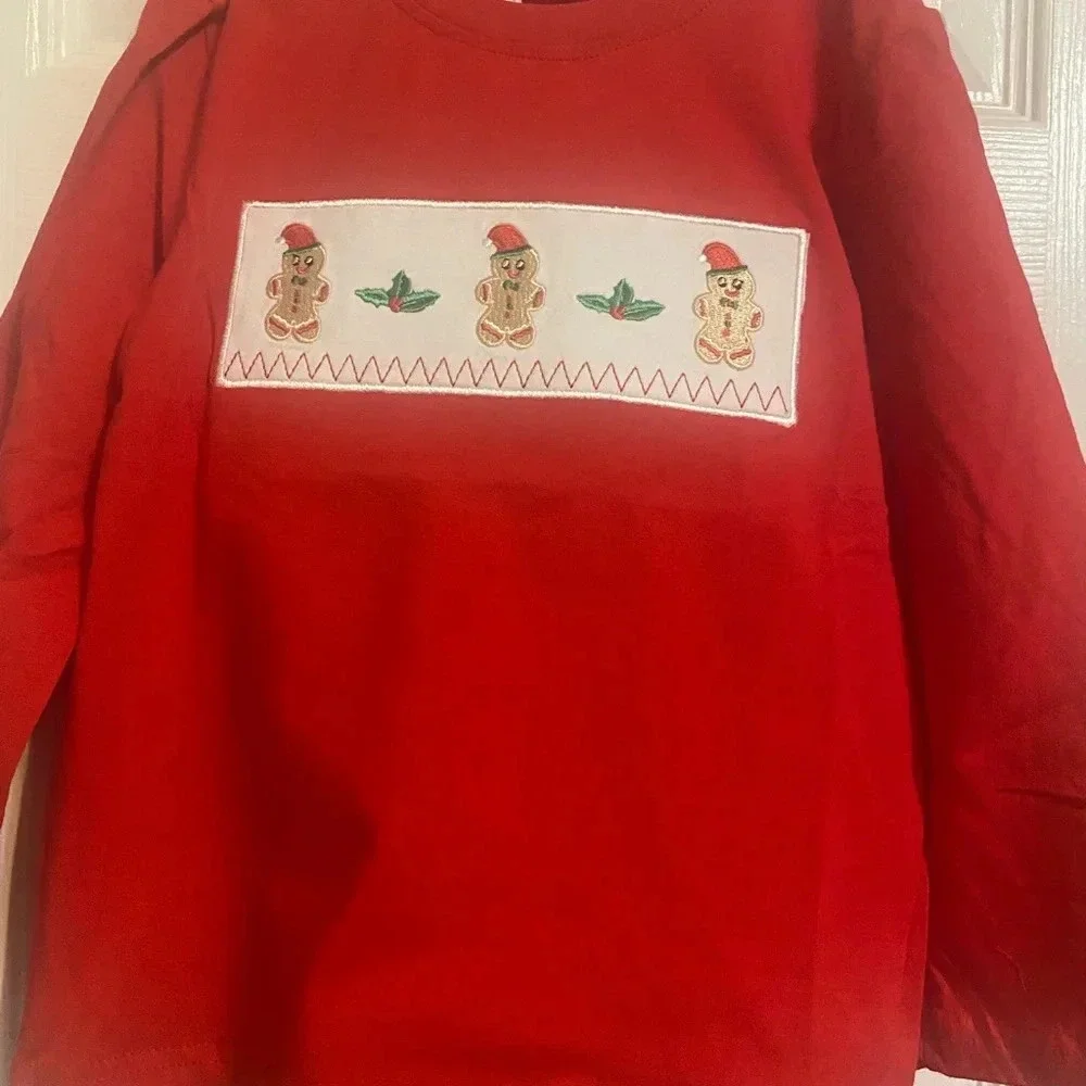 NWT Gingerbread Men Holiday Outfit